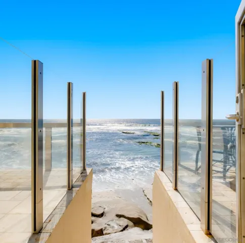 a view of ocean view with beach