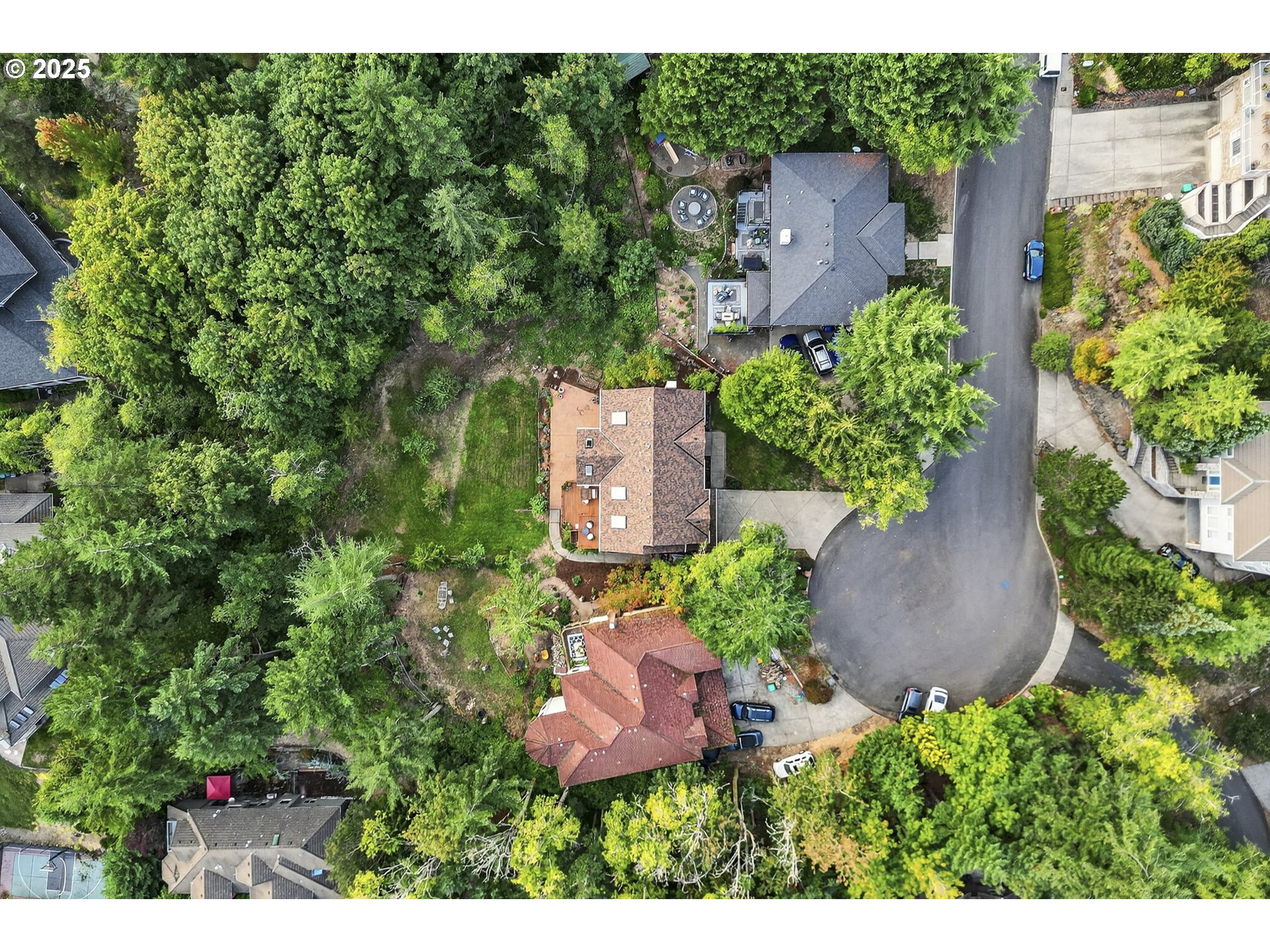 8452 Northwest Timber Ridge Court Portland, OR 97229 - Photo 2 of 48 an aerial view of outdoor space and yard