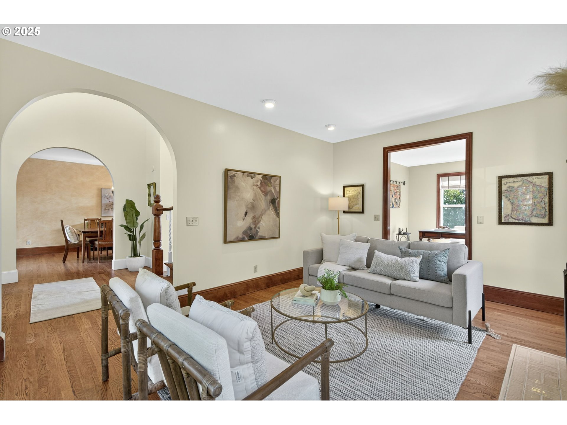 8452 Northwest Timber Ridge Court Portland, OR 97229 - Photo 8 of 48 a living room with furniture and wooden floor