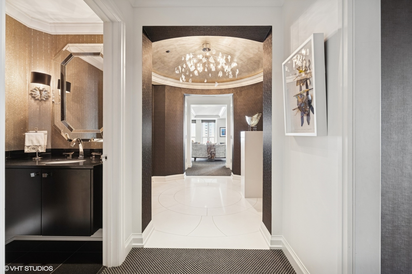 11 East Walton Street, Unit 4101 Chicago, IL 60611 - Photo 3 of 45 a view of a hallway with interior of the house