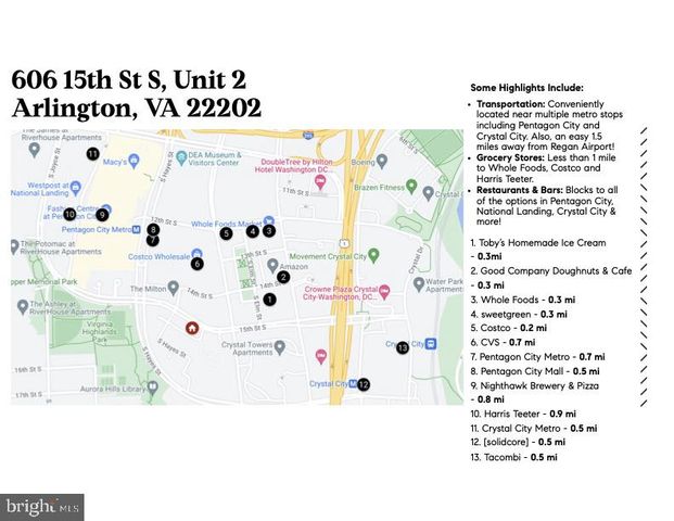 $734,000 | 606 15th Street South, Unit 2, Arlington, VA 22202