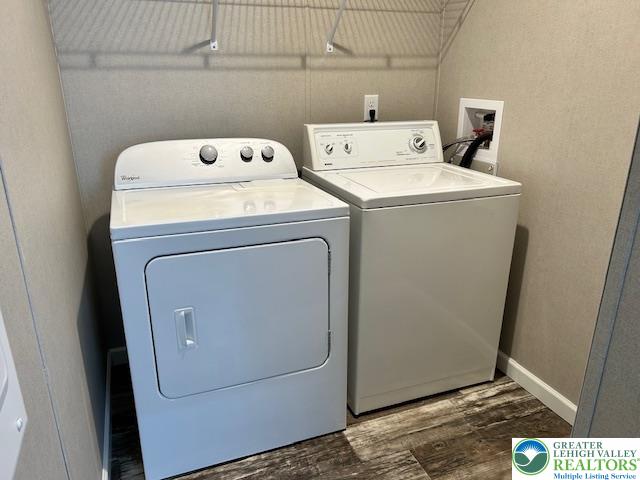 8220 Airport Road, Unit TRLR 17 Bath, PA 18014 - Photo 21 of 25 a utility room with dryer and washer