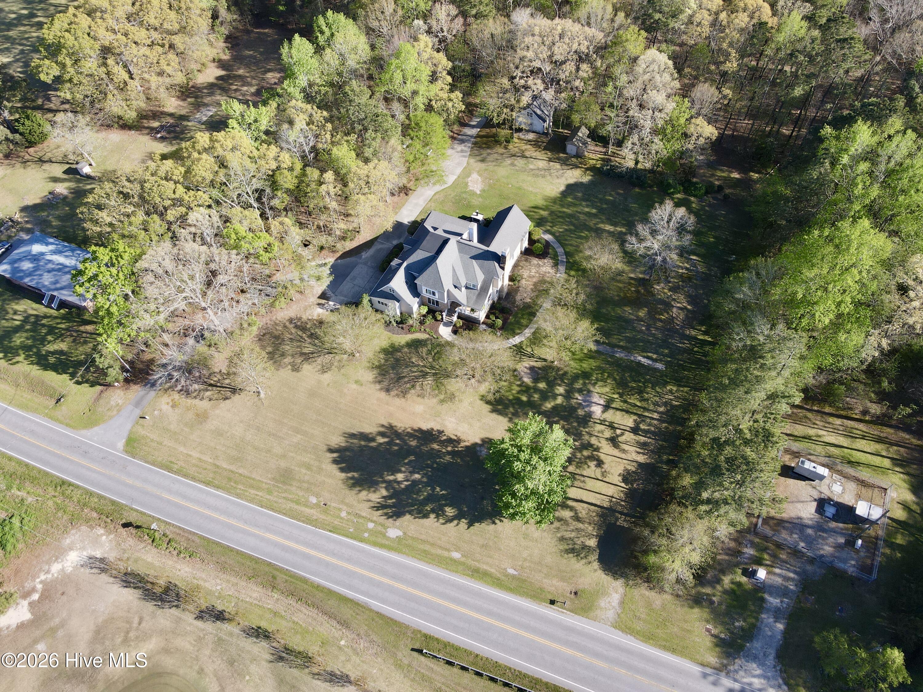 1285 Bear Grass Road Williamston, NC 27892 - Photo 8 of 130 Front side aerial view
