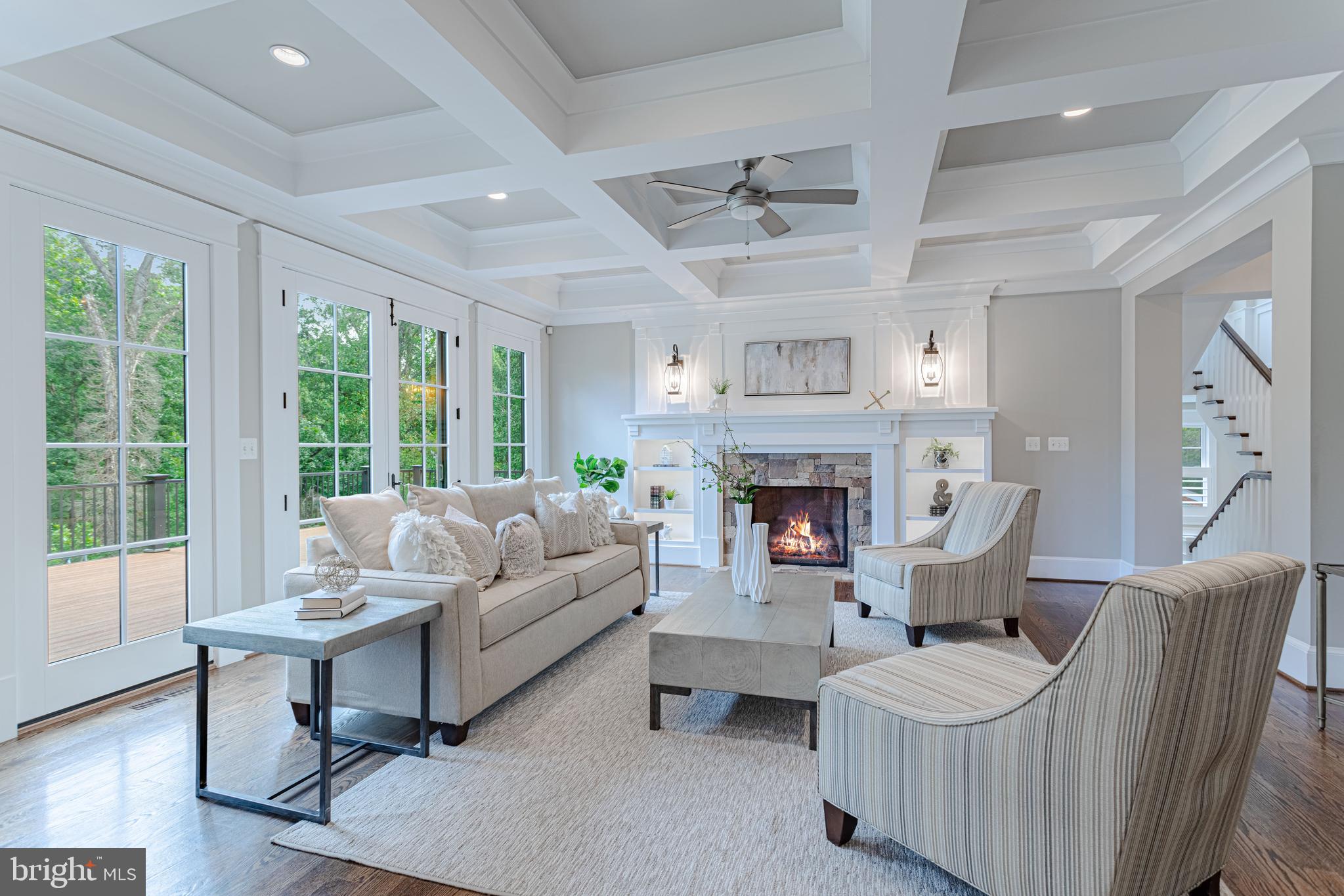 1478 Waggaman Circle McLean, VA 22101 - Photo 6 of 50 Family room with fireplace