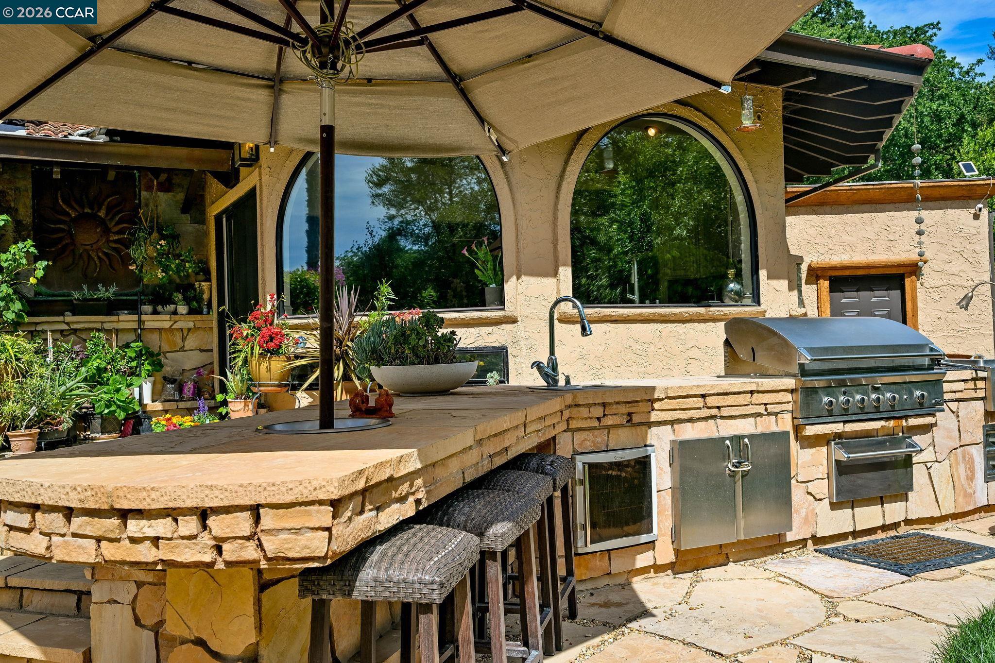 490 St Marys Road Lafayette, CA 94549 - Photo 36 of 61 a view of outdoor kitchen