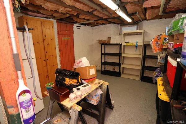 a room with lots of wooden furniture