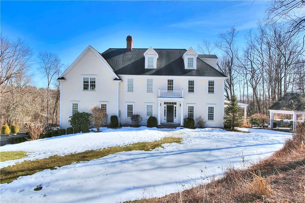75 Old Farm Road Weston, CT 06883 - Photo 1 of 1 a view of white house with a yard