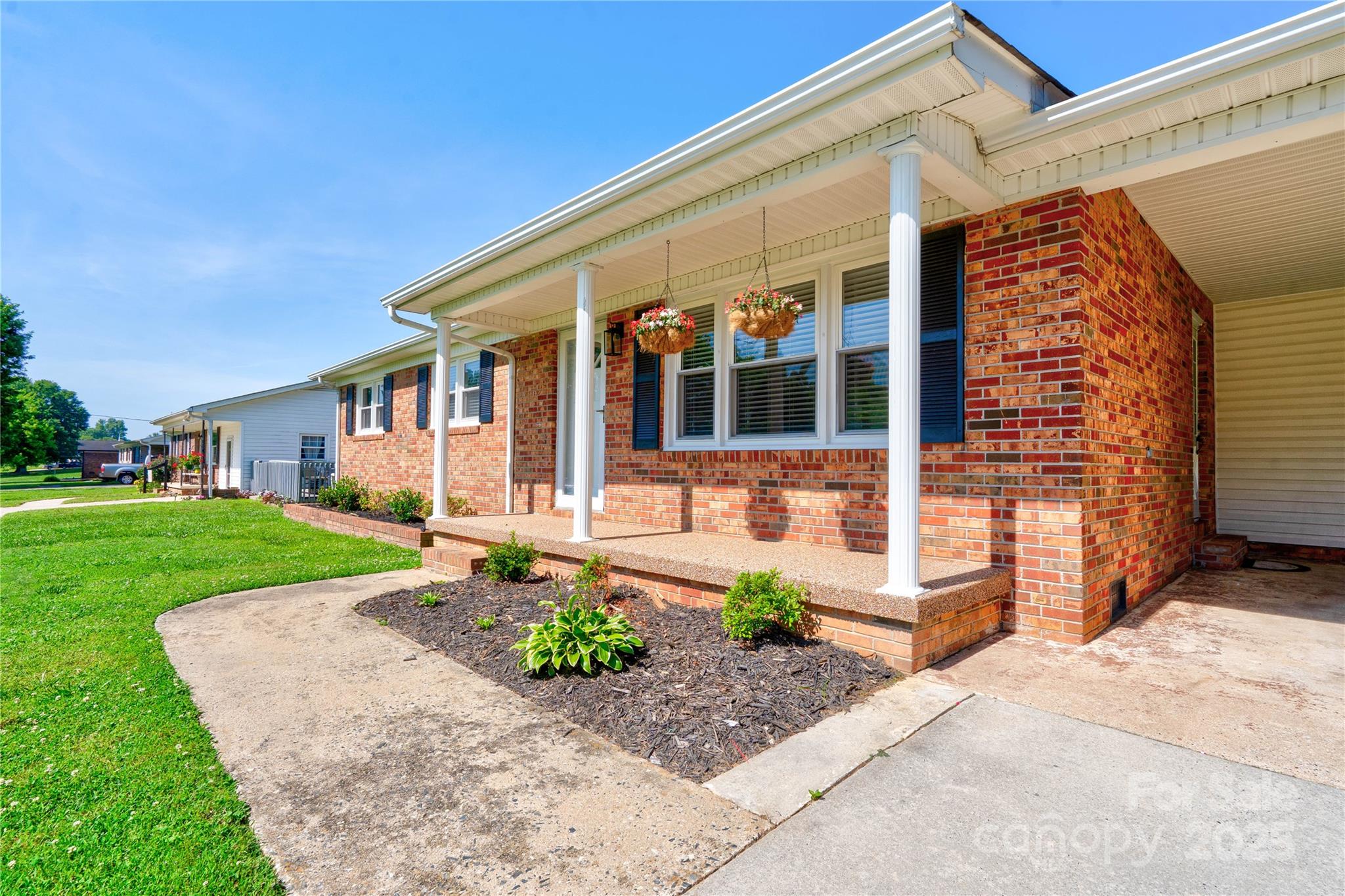 3413 Fallston Road Shelby, NC 28150 - Photo 4 of 28 a front view of a house with garden
