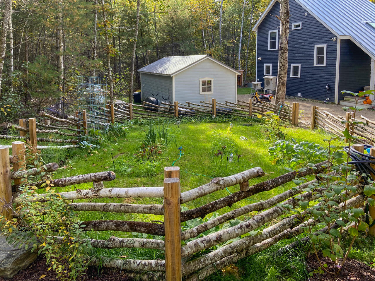 465 Sennett Road Jefferson, ME 04348 - Photo 6 of 25 Garden looking to house (road side) adj