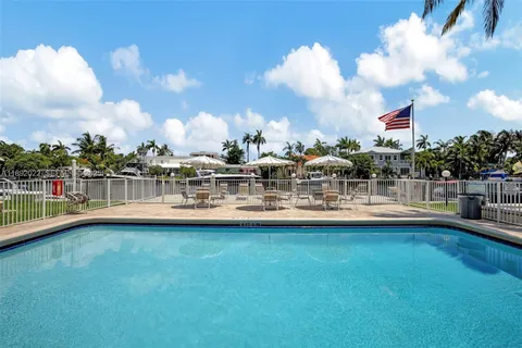 a view of a lake with boats