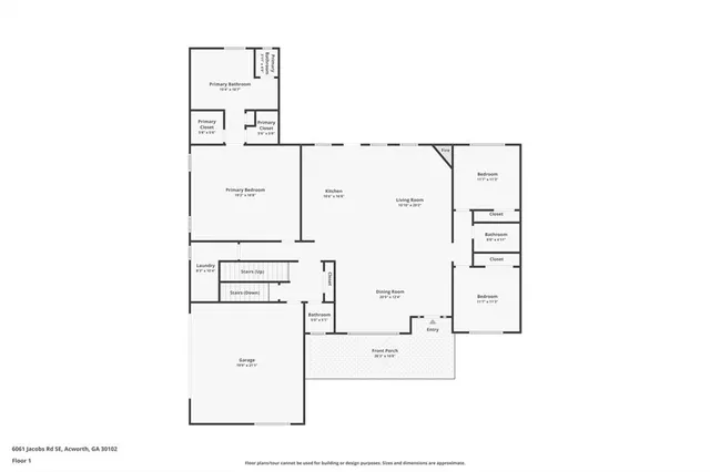 $775,000 | 6061 Jacobs Road Southeast, Acworth, GA 30102