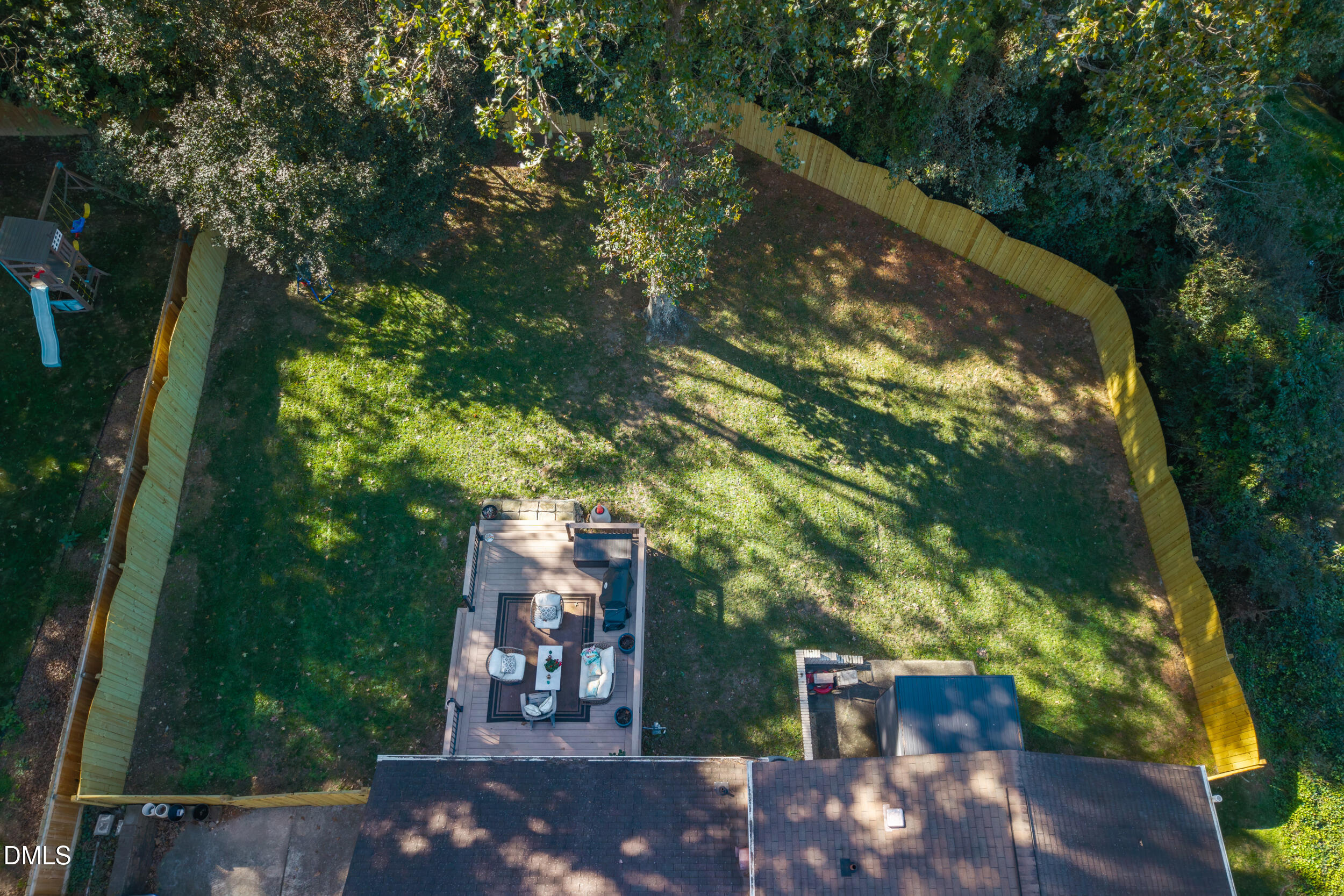 5505 Knollwood Road Raleigh, NC 27609 - Photo 35 of 41 Fully Fenced in backyard