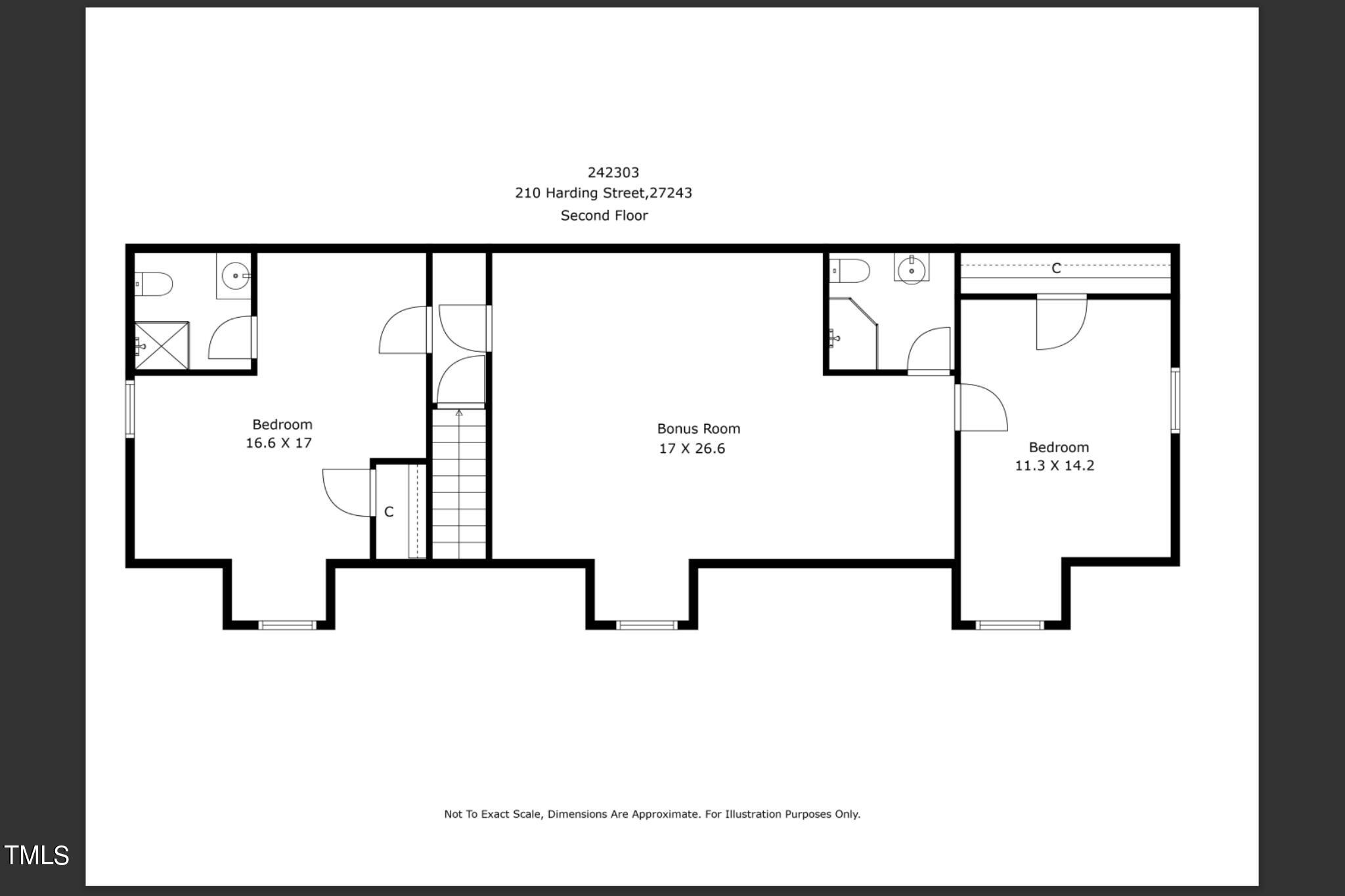 210 Harding Road Efland, NC 27243 - Photo 44 of 44 Floor Plan 3
