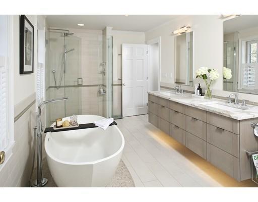 3 Alexandra Way Hingham, MA 02043 - Photo 22 of 30 a bathroom with a tub sink and mirror