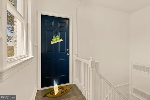 a view of an entryway door