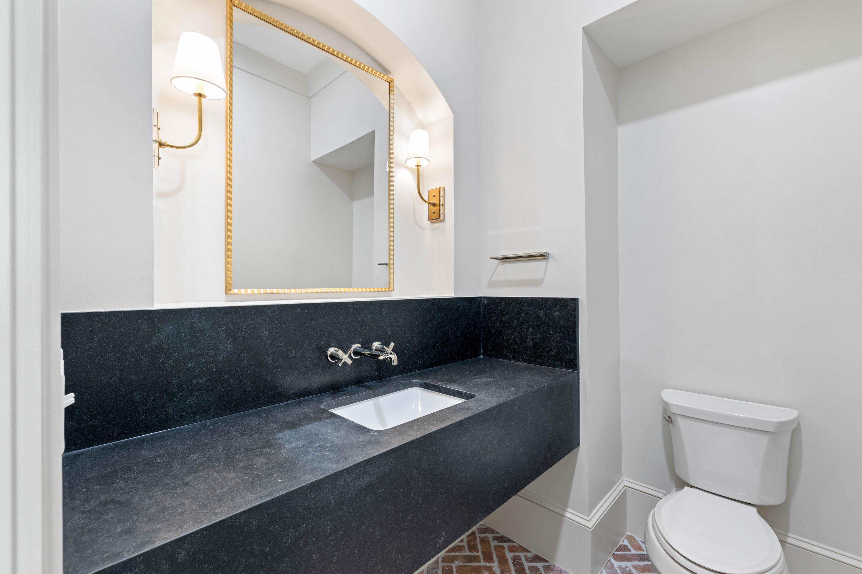 99 Morning Light Way Inlet Beach Inlet Beach, FL 32461 - Photo 62 of 97 a bathroom with a sink toilet and mirror