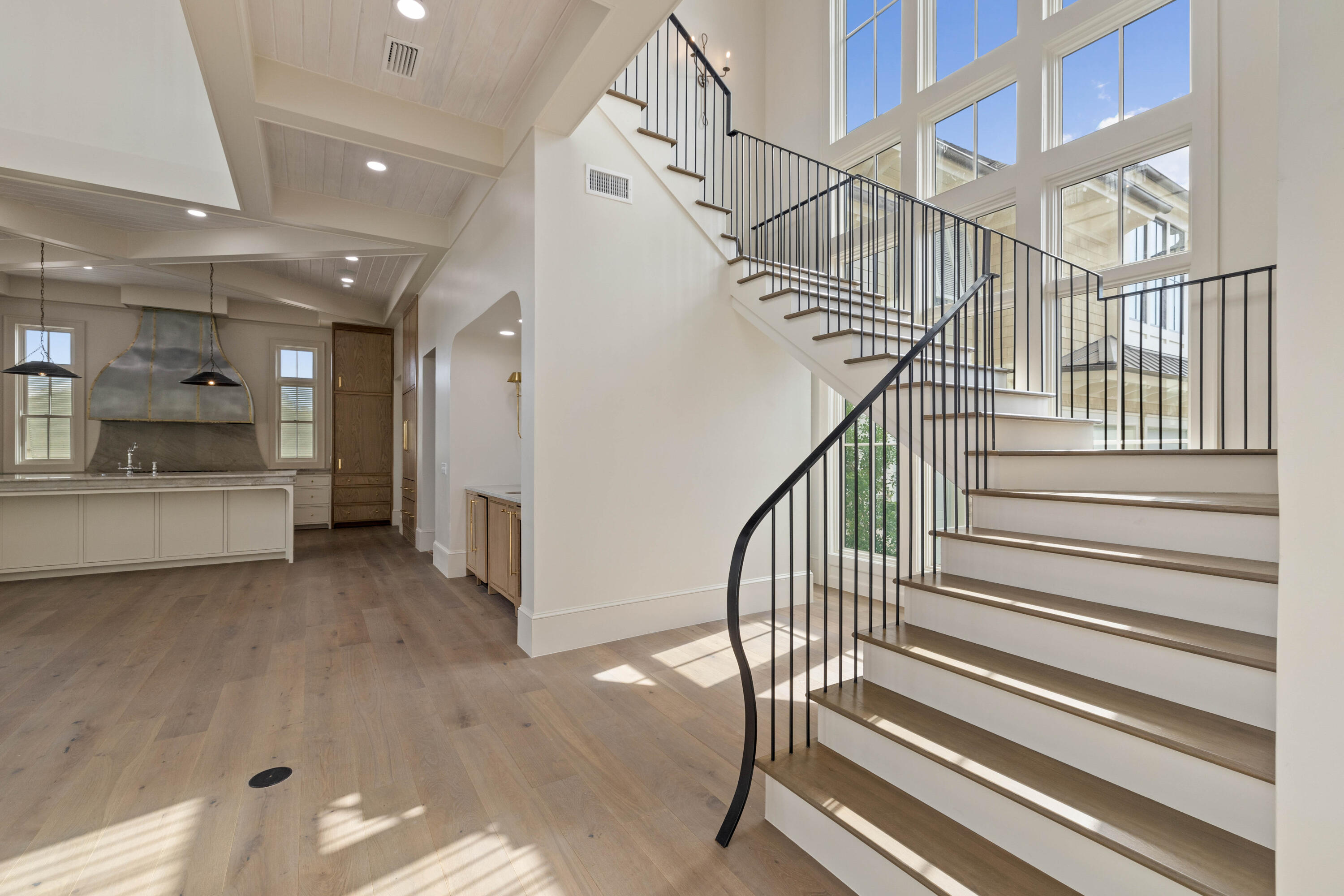 99 Morning Light Way Inlet Beach Inlet Beach, FL 32461 - Photo 68 of 97 a view of staircase with white walls and a rug