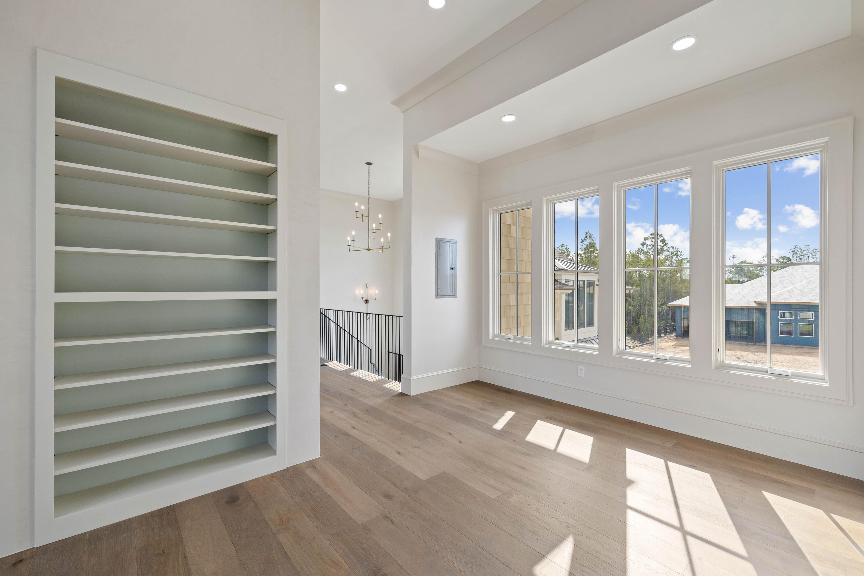 99 Morning Light Way Inlet Beach Inlet Beach, FL 32461 - Photo 74 of 97 a view of an empty room with a window and wooden floor