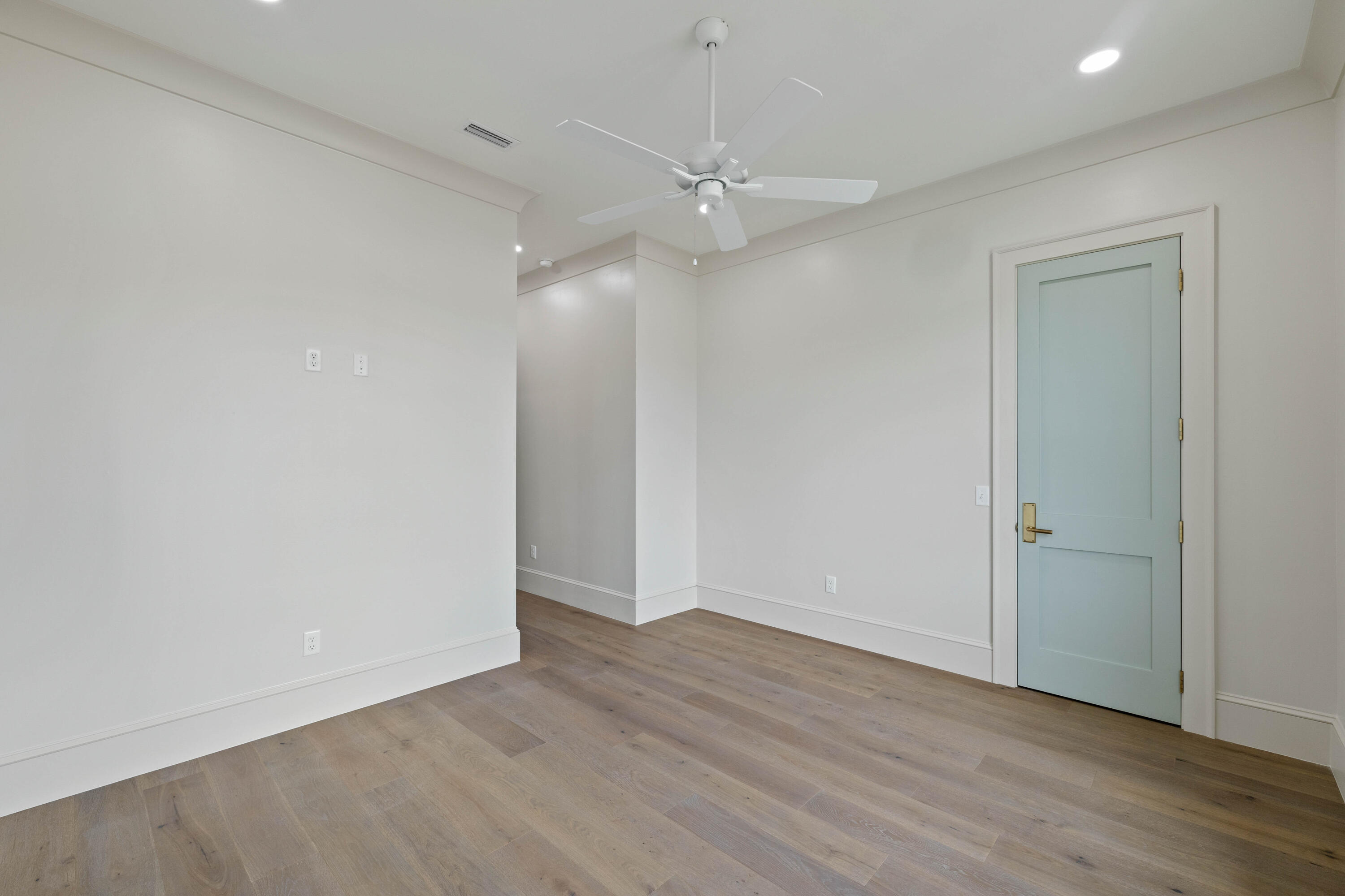99 Morning Light Way Inlet Beach Inlet Beach, FL 32461 - Photo 80 of 97 an empty room with wooden floor and fan