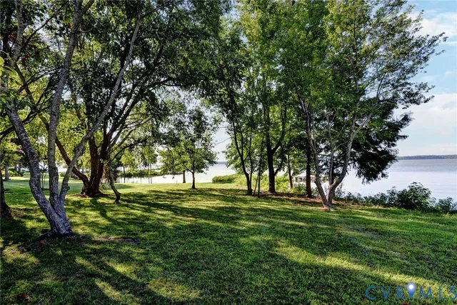 a view of an outdoor space and swimming pool