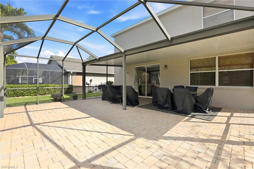 21524 Windham Run Estero, FL 33928 - Photo 38 of 50 a view of backyard with sitting area