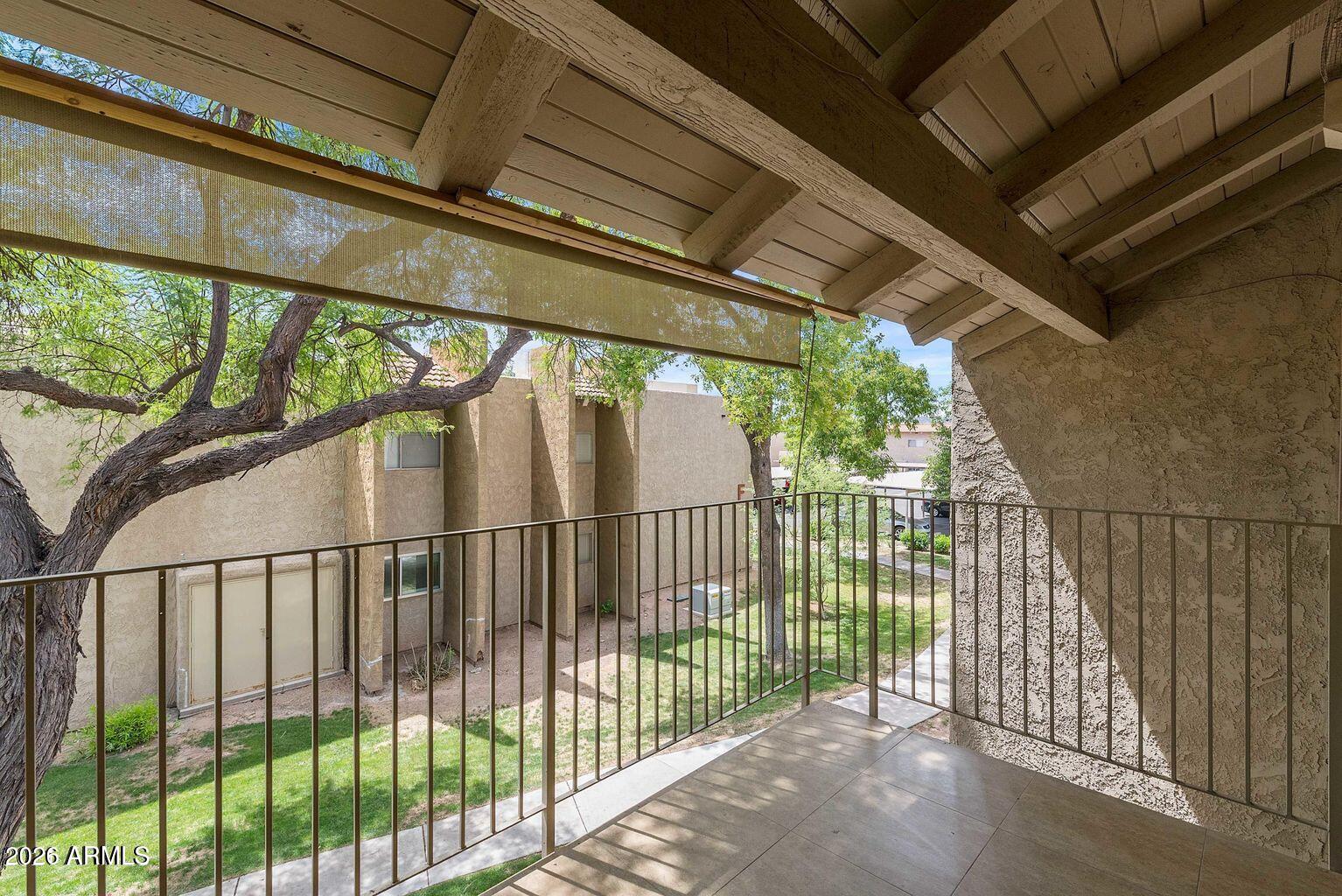 5525 East Thomas Road, Unit G10 Phoenix, AZ 85018 - Photo 11 of 18 Balcony