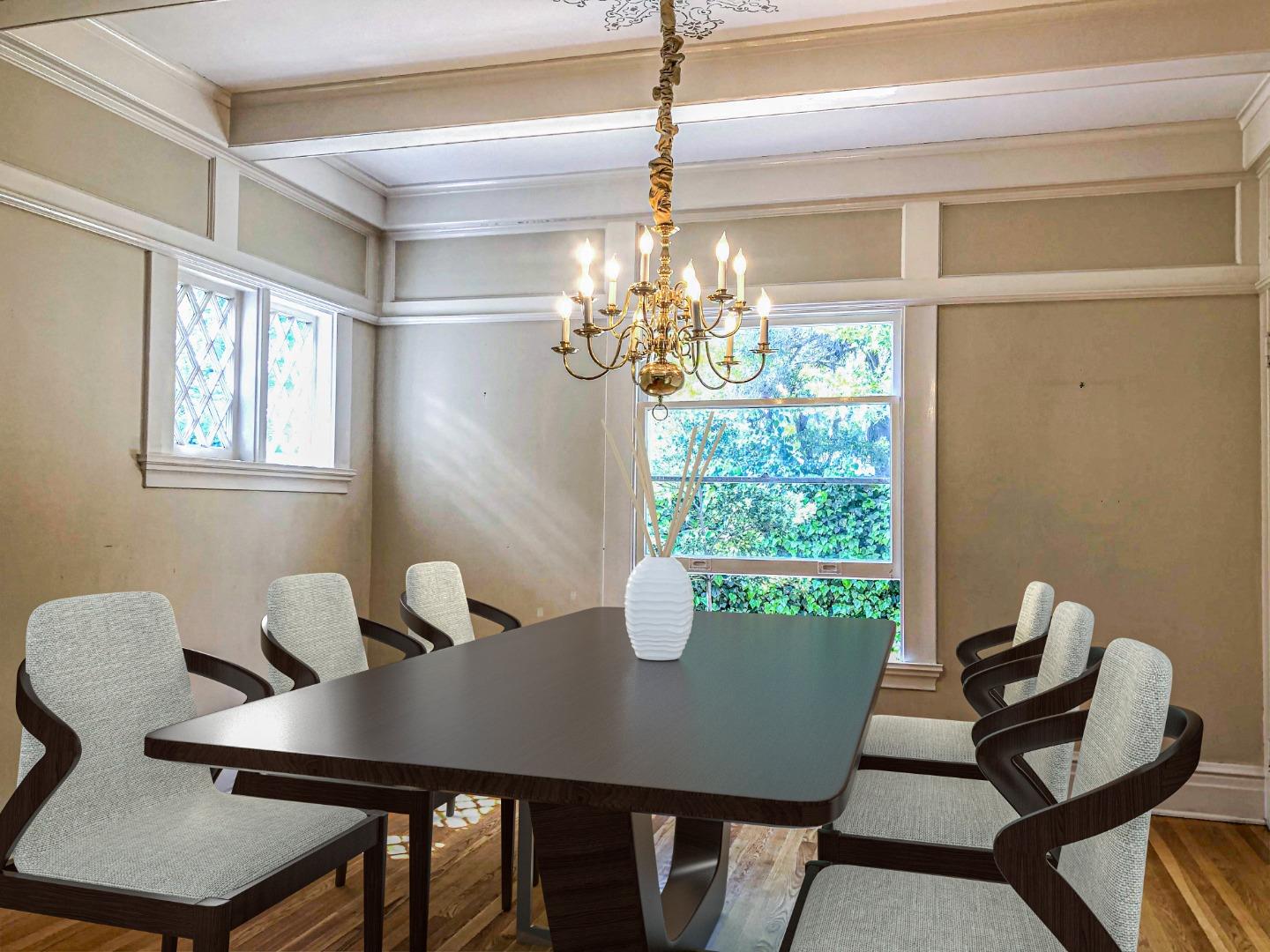 11995 Walbrook Drive Saratoga, CA 95070 - Photo 5 of 26 a view of a dining room with furniture window and outside view