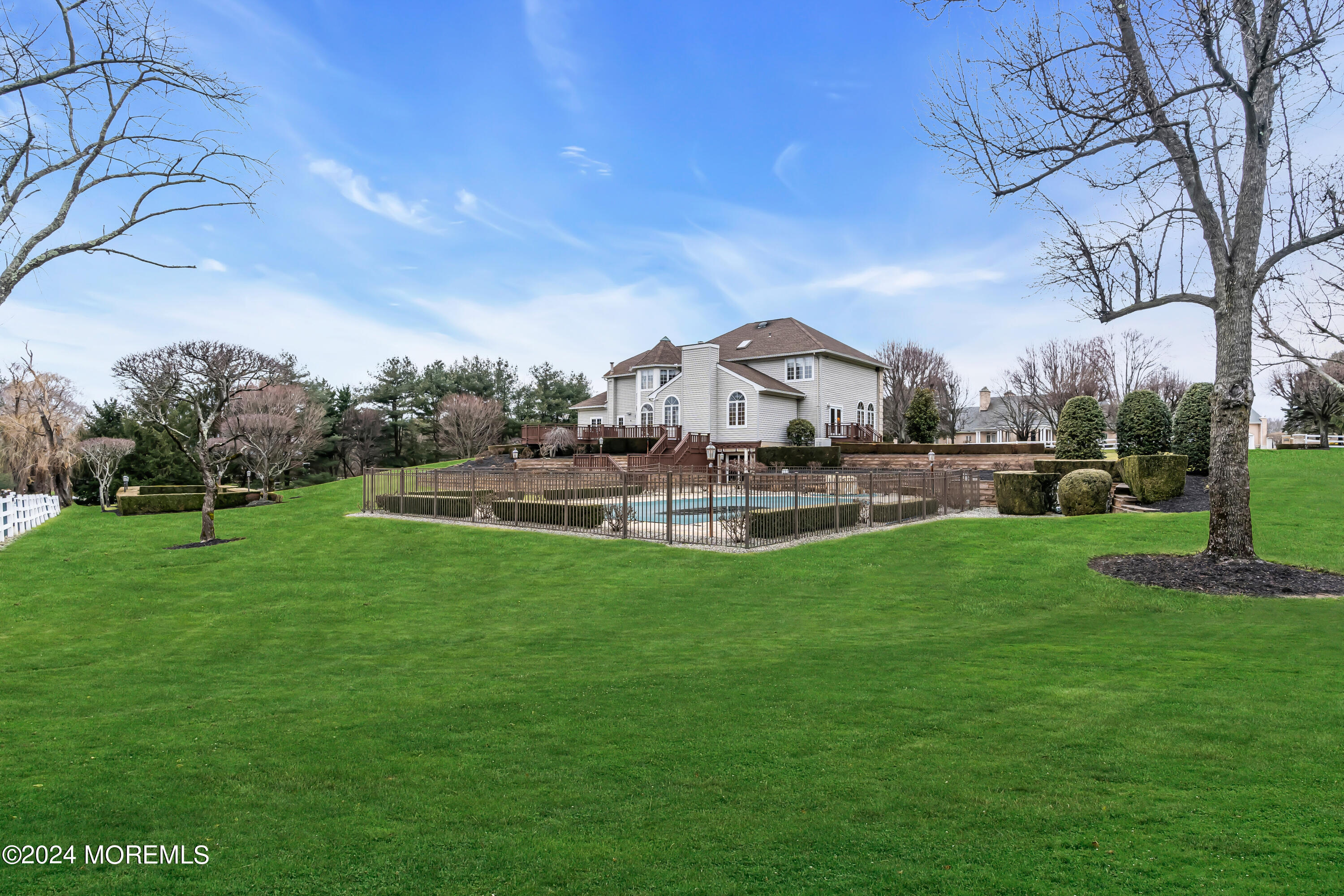1 Thunder Lane Colts Neck, NJ 07722 - Photo 8 of 49 Backyard Pool Area