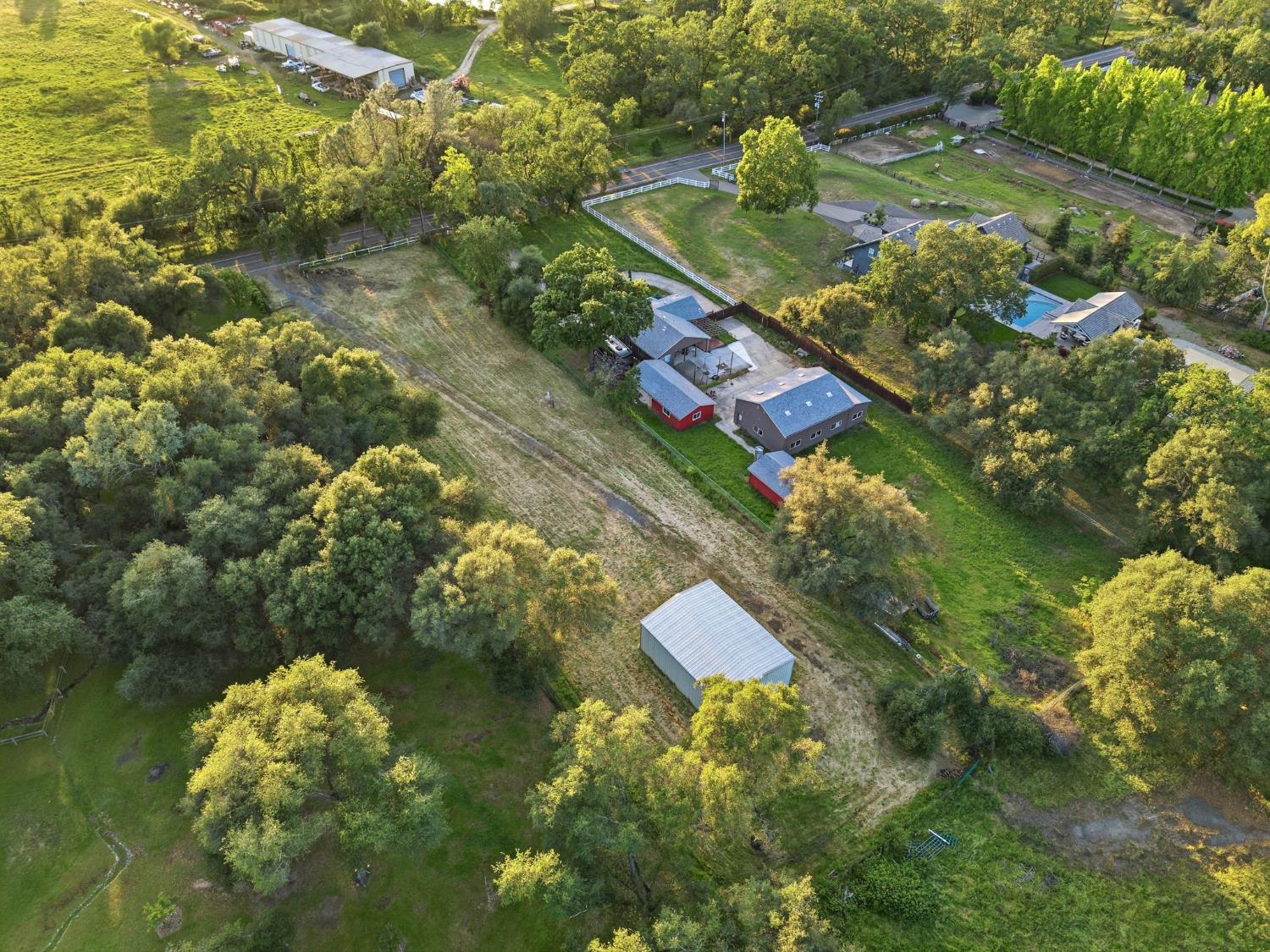 6845 Barton Road Granite Bay, CA 95746 - Photo 24 of 33 an aerial view of residential houses with outdoor space