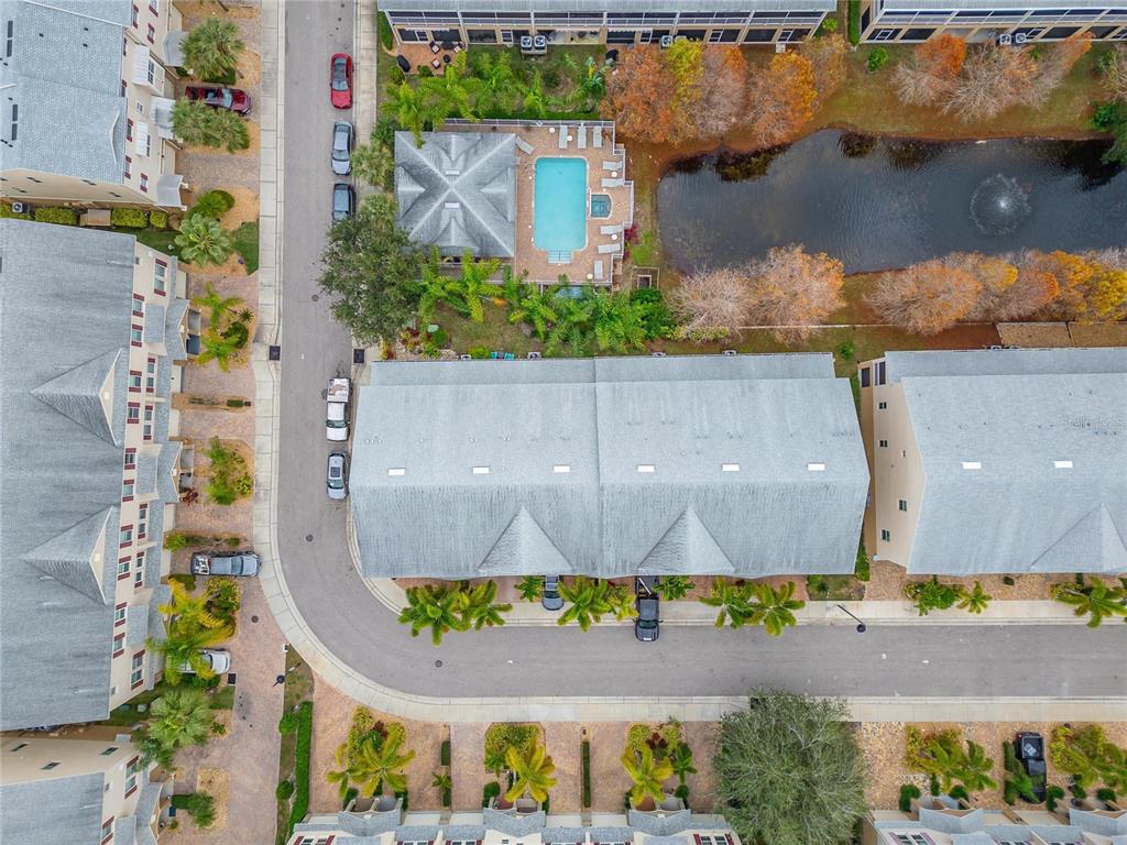 829 Callista Cay Loop Tarpon Springs, FL 34689 - Photo 79 of 91 an aerial view of a house with a swimming pool