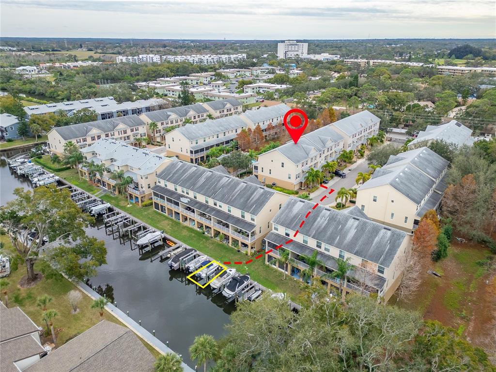 829 Callista Cay Loop Tarpon Springs, FL 34689 - Photo 82 of 91 an aerial view of a city