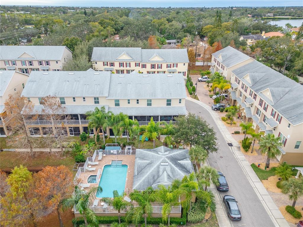 829 Callista Cay Loop Tarpon Springs, FL 34689 - Photo 89 of 91 an aerial view of a city with lots of residential buildings