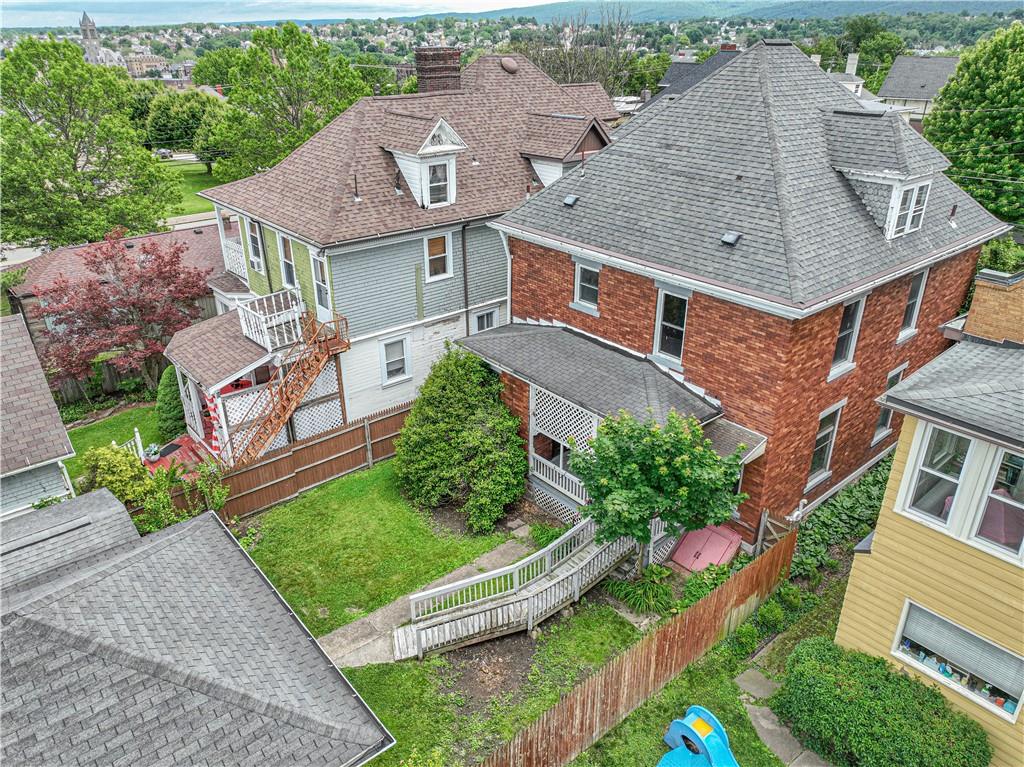 114 Union Street Uniontown, PA 15401 - Photo 24 of 28 an aerial view of a house with a garden