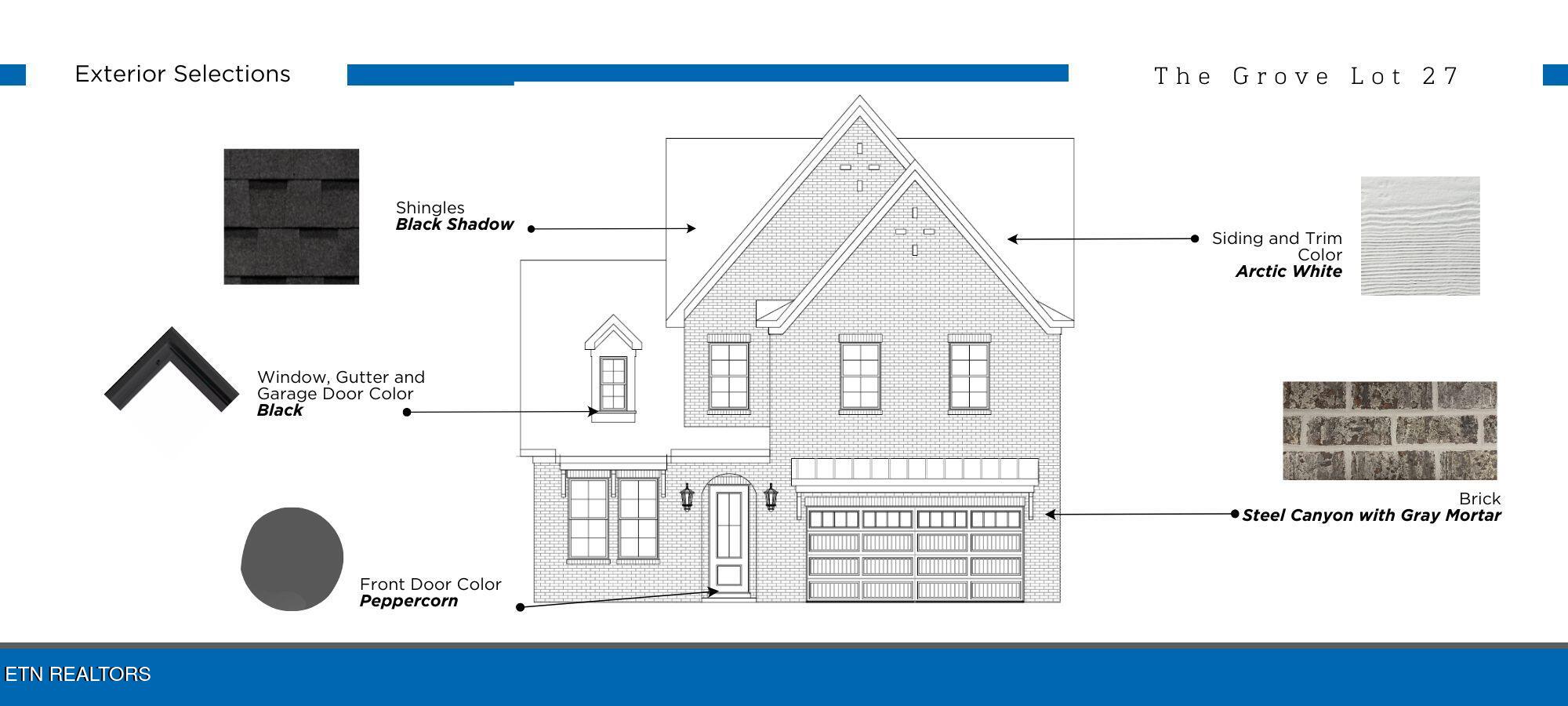 1009 Branch Hook Road Knoxville, TN 37934 - Photo 4 of 14 GROVE27 EXTERIOR SELECTIONS BOARD