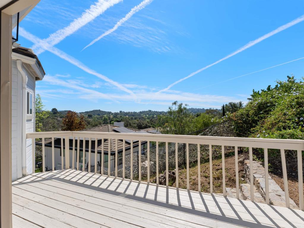 28148 Mountain Meadow Road Escondido, CA 92026 - Photo 24 of 51 a view of a wooden deck