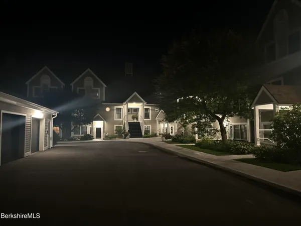 a view of a city street from a building