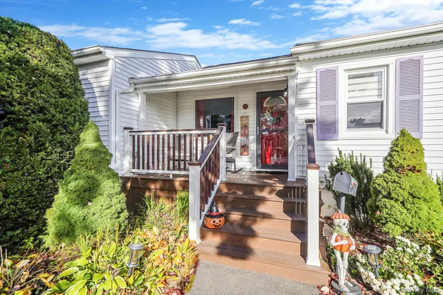 front view of a house with a porch