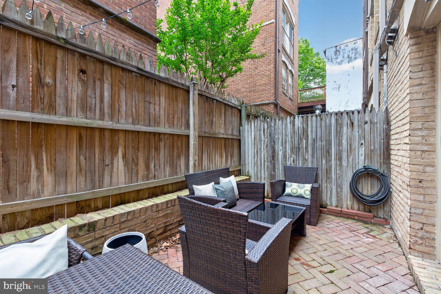 216 3rd Street Northeast, Unit 28 Washington, DC 20002 - Photo 14 of 15 Private Brick Patio