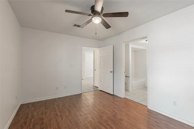 a view of backyard of house