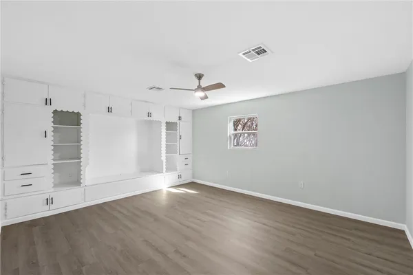 wooden floor in an empty room