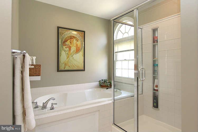 4619 Brightwood Road Olney, MD 20832 - Photo 20 of 30 Master bath with soaking tub and shower