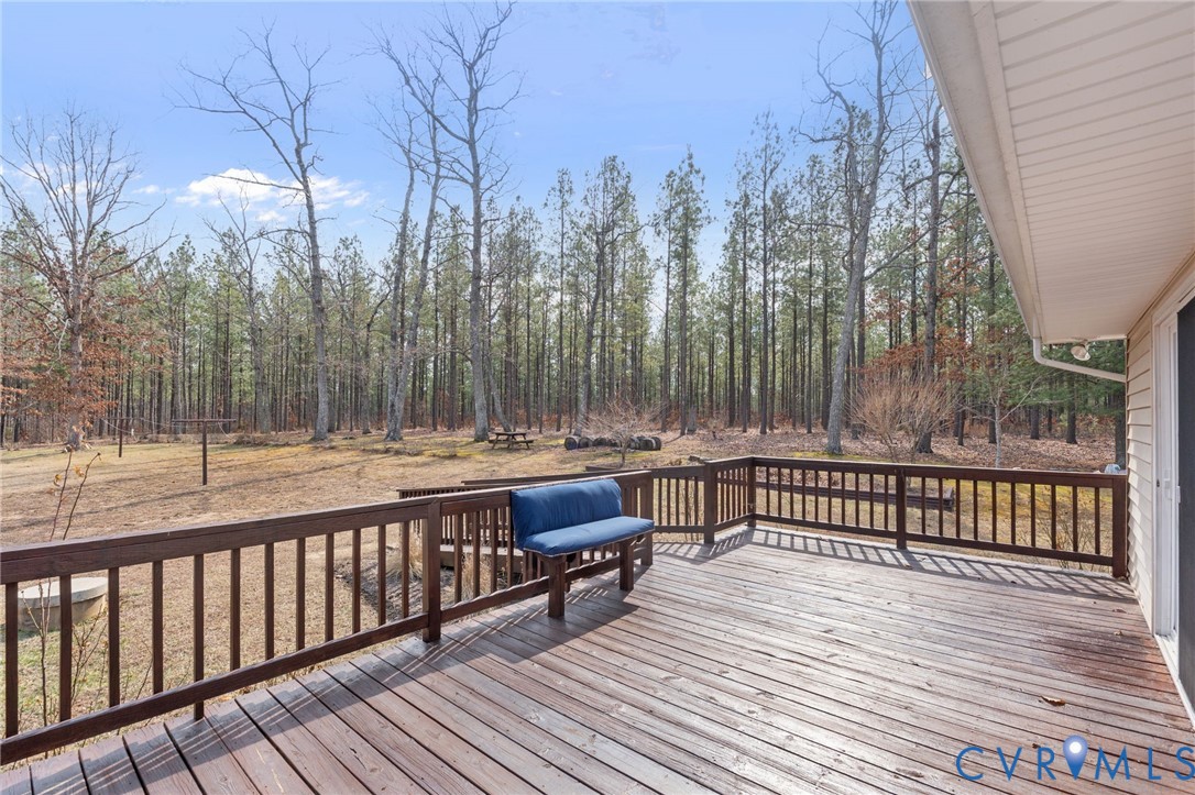 270 Long Acre Road Palmyra, VA 22963 - Photo 15 of 19 a view of a wooden deck