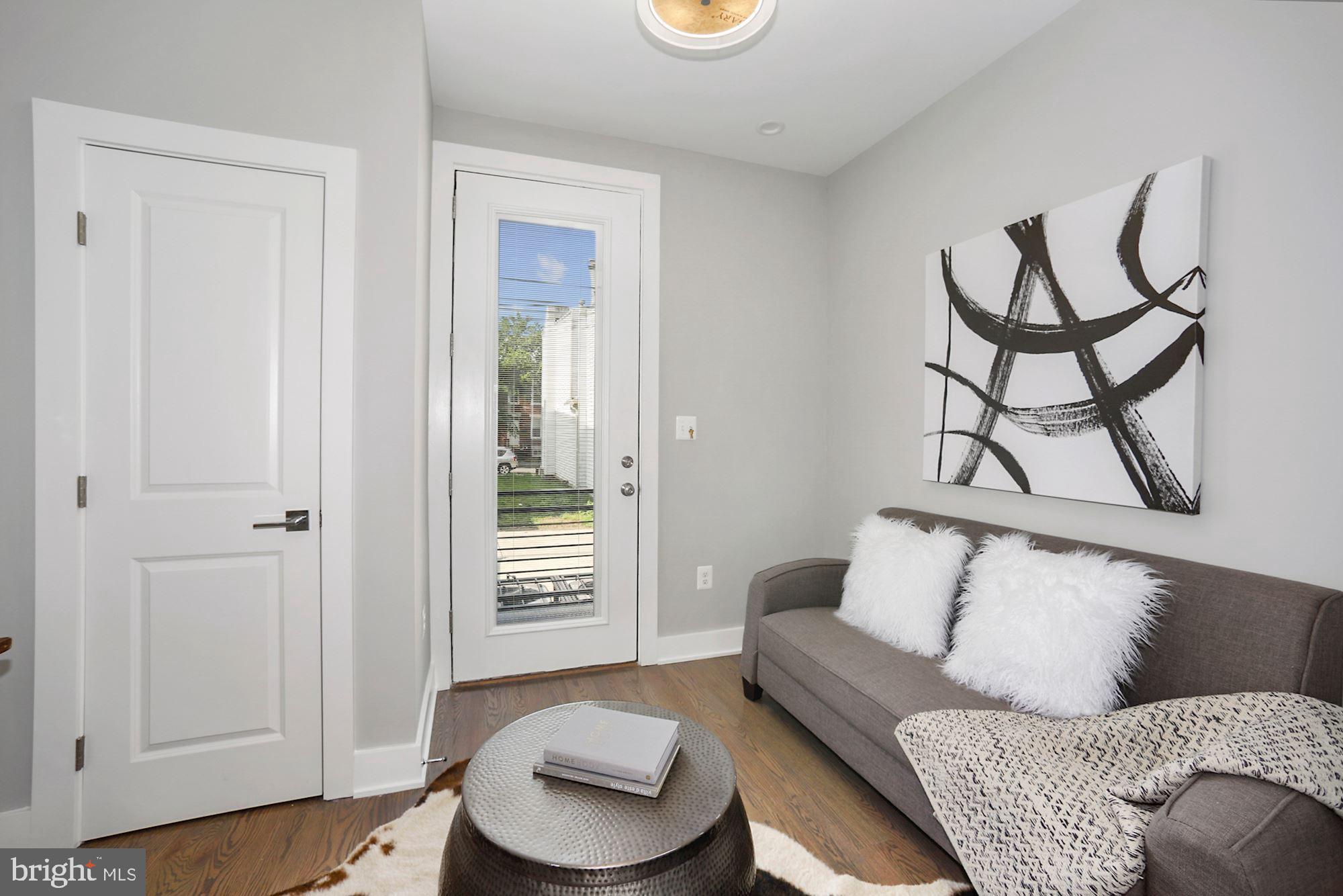 Main level bedroom makes an excellent office