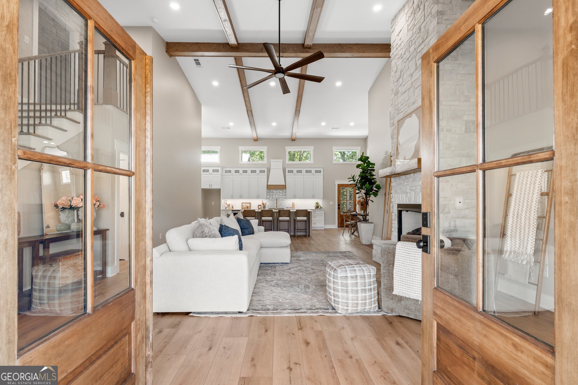 5938 Ridgeway Road Franklin, GA 30217 - Photo 6 of 41 a view of a living room and dining room