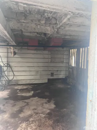 a view of a door of a house