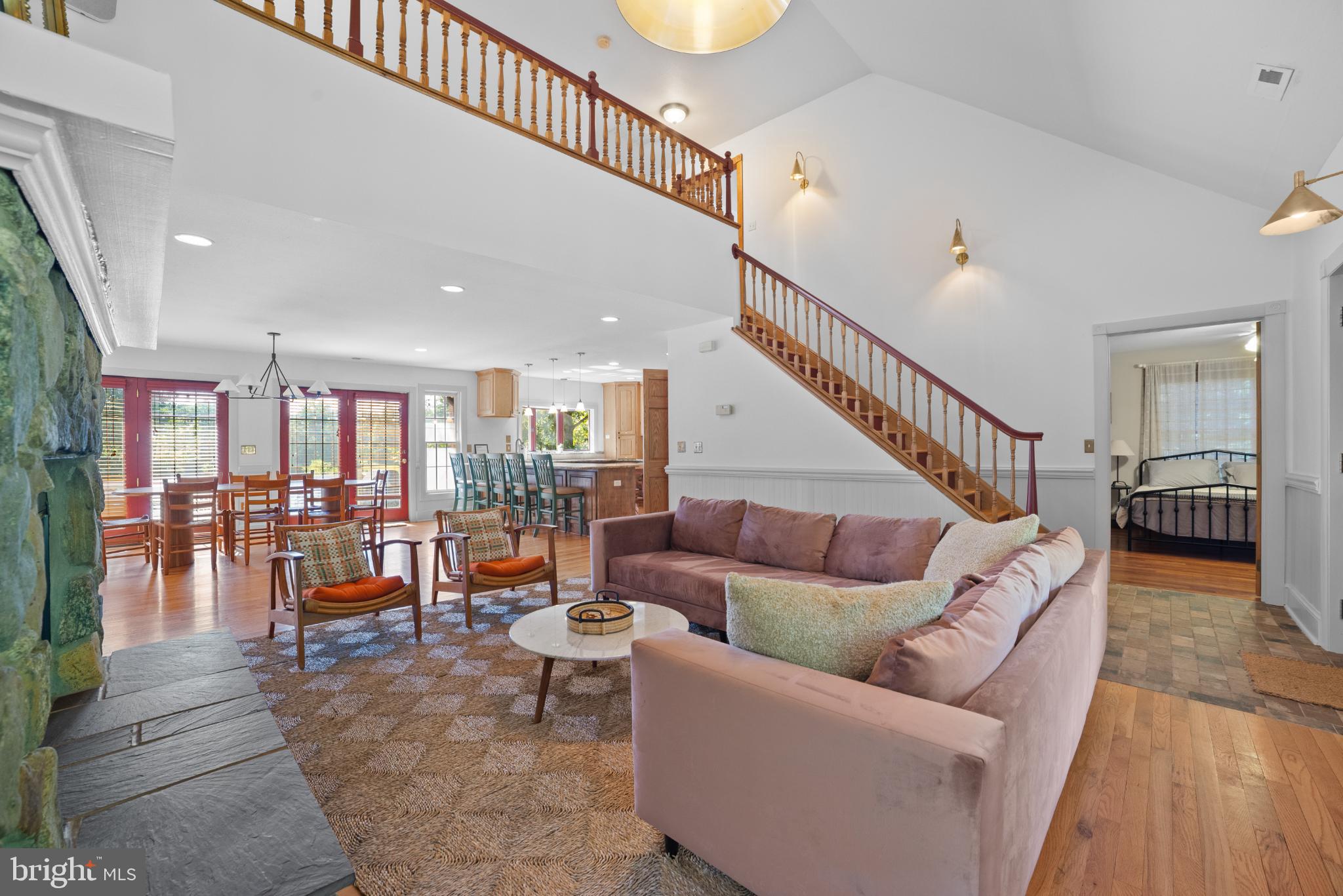 1318 Locust Grove Church Road Orange, VA 22960 - Photo 2 of 42 Spacious living area with elegant staircase.