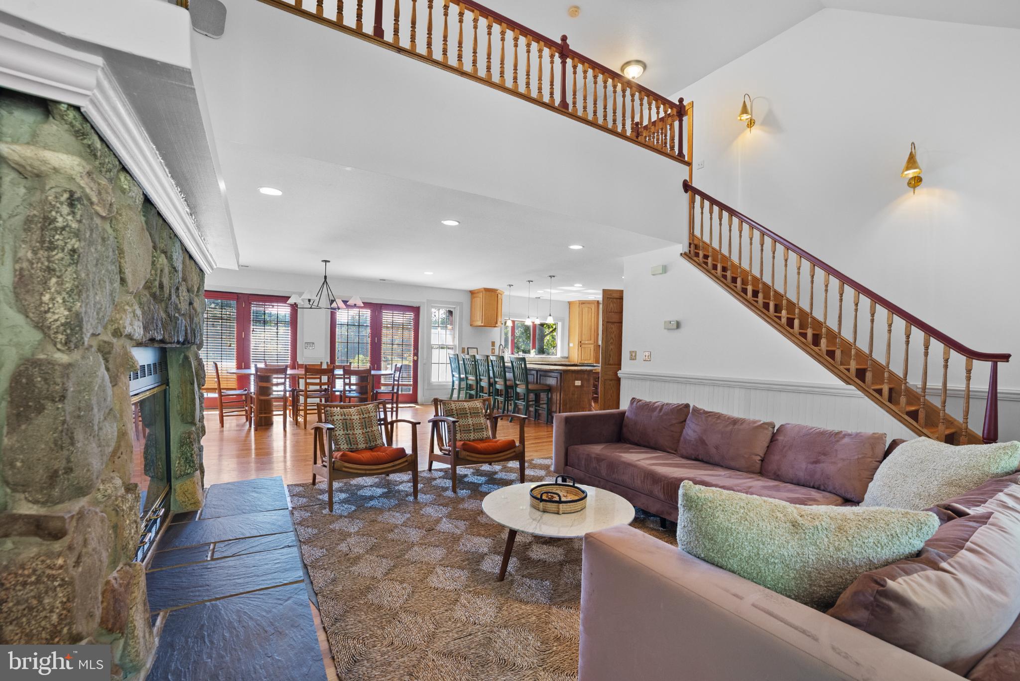 1318 Locust Grove Church Road Orange, VA 22960 - Photo 7 of 42 Spacious living area with elegant staircase.