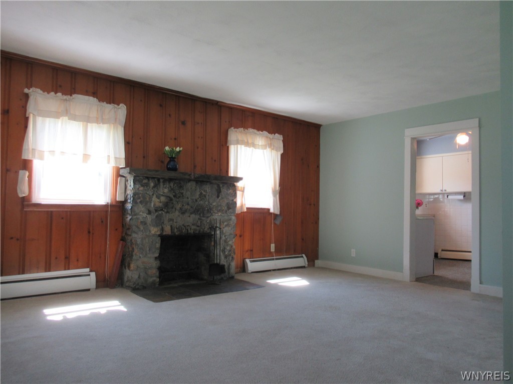 401 Lakeside Road Evans, NY 14006 - Photo 17 of 30 Natural Stone Fireplace Surround! Fireplace has N