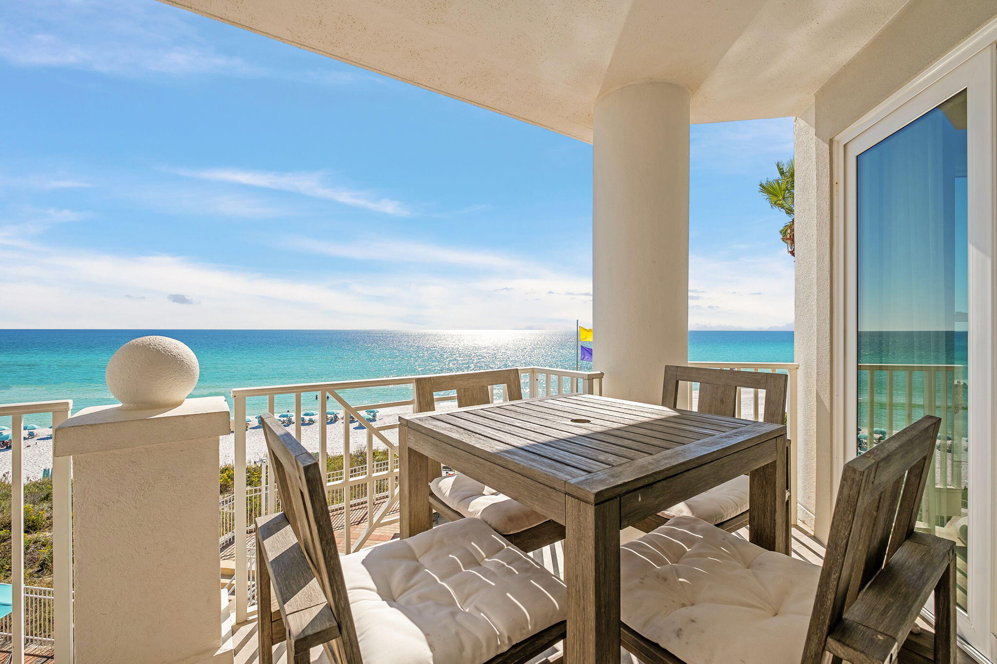 164 Blue Lupine Way, Unit 313 Santa Rosa Beach, FL 32459 - Photo 20 of 57 a view of balcony and wooden floor