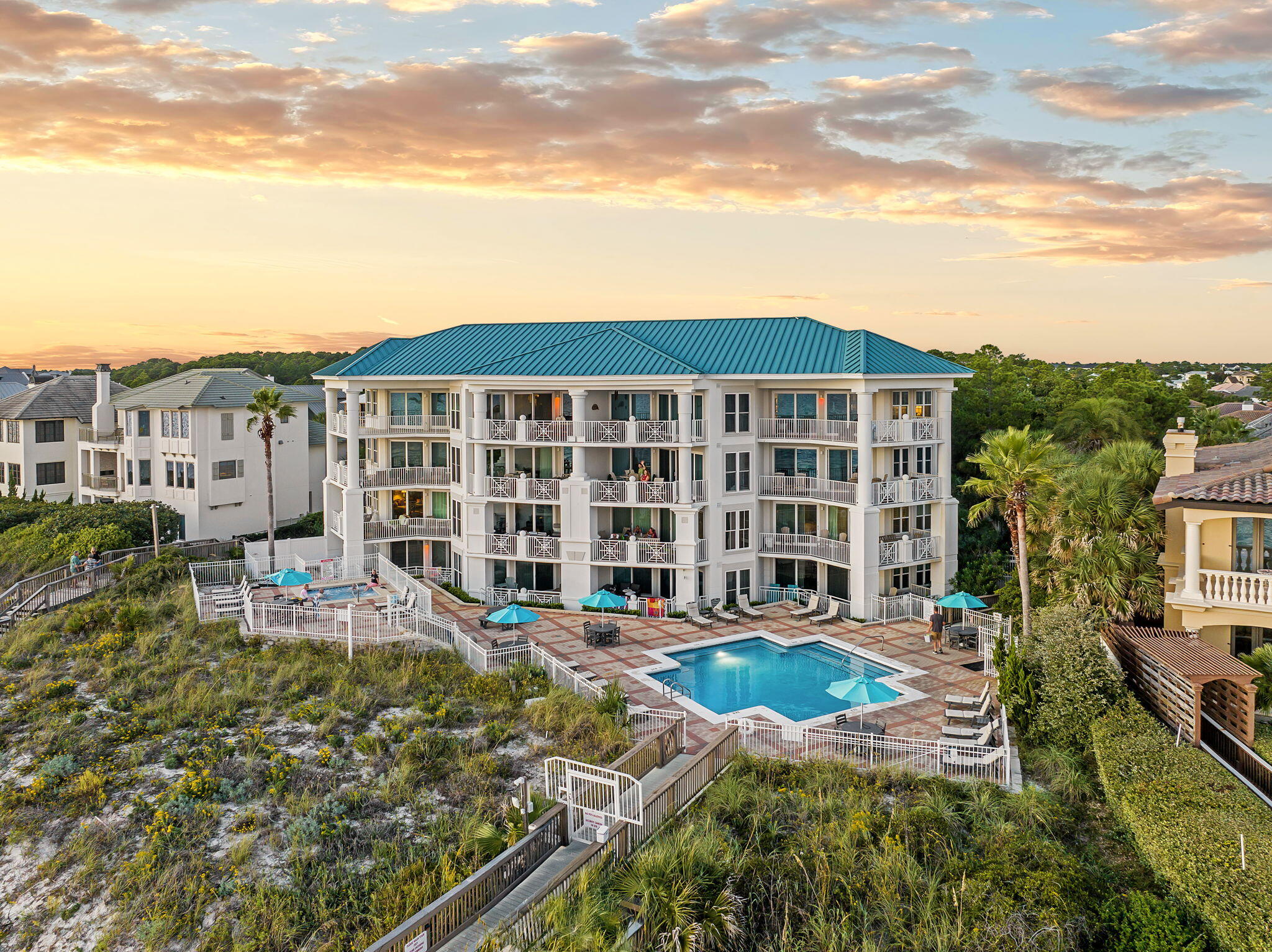 164 Blue Lupine Way, Unit 313 Santa Rosa Beach, FL 32459 - Photo 40 of 57 a front view of a house with a yard